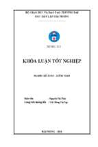 Hoàn thiện tổ chức kế toán doanh thu, chi phí và xác định kết quả kinh doanh tại công ty cổ phần cyan hà nội