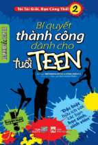 Bí quyết thành công dành cho tuổi teen 