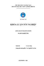 Một số giải pháp xúc tiến hỗn hợp nhằm nâng cao hiệu quả bán hàng của công ty tnhh thương mại và dịch vụ toàn phượng