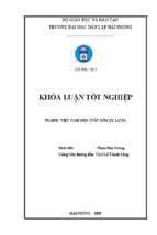 Xây dựng và bán chương trình du lịch đi campuchia dành cho thị trường khách hải phòng của công ty du lịch phương đông