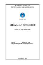 Hoàn thiện công tác kế toán thanh toán với người mua, người bán tại công ty tnhh thương mại vic