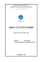 Hoàn thiện công tác kế toán doanh thu, chi phí và xác định kết quả kinh doanh tại công ty cổ phần gốm đất việt