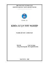 Hoàn thiện tổ chức kế toán doanh thu, chi phí và xác định kết quả kinh doanh tại công ty cổ phần đầu tư và xuất nhập khẩu súc sản gia cầm hải phòng