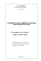 Quản lý học sinh trường mầm non quốc tế hữu nghị