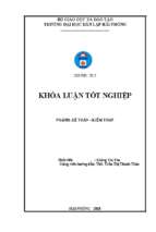 Hoàn thiện công tác kế toán doanh thu, chi phí và xác định kết quả kinh doanh tại công ty tnhh chuyển dọn an phú