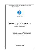 Quản trị hệ thống kênh phân phối nhằm duy trì và mở rộng thị trường tiêu thụ sản phẩm nước giải khát của công ty tnhh thương mại và dịch vụ toàn phượng