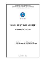 Hoàn thiện công tác lập và phân tích bảng cân đối kế toán tại công ty tnhh thương mại vic