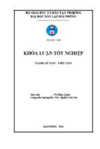 Hoàn thiện công tác kế toán hàng hóa tại công ty cổ phần liên sơn thăng long