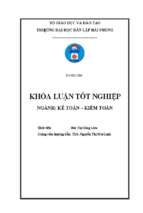 Hoàn thiện công tác kế toán hàng hóa tại công ty cổ phần thương mại và xây dựng đông vinh