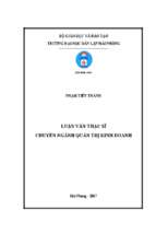 đánh giá hiệu quả hệ thống quản lý chất lượng iso 90012008 tại sở nông nghiệp và phát triển nông thôn thành phố hải phòng