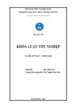 Hoàn thiện tổ chức kế toán doanh thu, chi phí và xác định kết quả kinh doanh tại công ty tnhh hapaco h.p.p