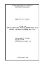 Hình thành phương pháp giải từ việc khai thác một bài tập trong sách hình học lớp 12