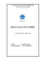 Hoàn thiện công tác kế toán thanh toán với người mua, người bán tại công ty tnhh cảnh dũng