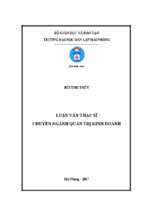 Nâng cao hiệu quả sản xuất kinh doanh tại công ty cổ phần cảng hải phòng – chi nhánh cảng chùa vẽ