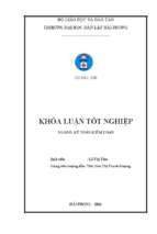 Hoàn thiện công tác lập và phân tích bảng cân đối kế toán tại công ty tnhh lan phố