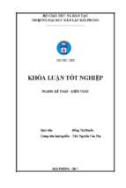 Hoàn thiện công tác kế toán thanh toán với người mua, người bán tại công ty tnhh thương mại sản xuất thủy linh