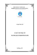 Một số giải pháp nâng cao hiệu quả quản trị nguồn nhân lực tại công ty tnhh ô tô phúc lâm