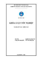 Hoàn thiện tổ chức kế toán thanh toán tại công ty cổ phần habeco hải phòng