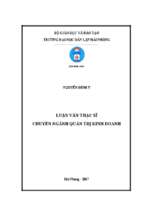 Một số biện pháp nâng cao chất lượng nhân lực tại công ty cổ phần công nghệ và thương mại trang khanh giai đoạn 2018   2025