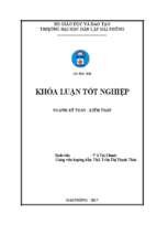 Hoàn thiện công tác kế toán nguyên vật liệu tại công ty cổ phần xây lắp và thương mại phú thành