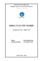 Hoàn thiện công tác kế toán nguyên vật liệu tại công ty tnhh thương mại – dịch vụ hoàng khánh