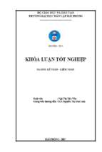 Hoàn thiện công tác kế toán hàng hóa tại công ty tnhh thương mại xuất nhập khẩu đại phúc lộc