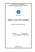 Một số giải pháp nâng cao hiệu quả hoạt động tín dụng tại ngân hàng thương mại cổ phần phương đông – chi nhánh hải phòng