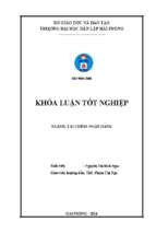 Một số giải pháp nâng cao chất lượng tín dụng tại ngân hàng thương mại cổ phần phương đông – chi nhánh hải phòng