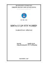 Hoàn thiện công tác lập và phân tích bảng cân đối kế toán tại công ty tnhh bằng thủy