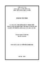 Vai trò của cộng đồng dân cư trong việc phòng ngừa và ngăn chặn tội phạm vị thành niên (nghiên cứu trường hợp quận cầu giấy – hà nội) tt