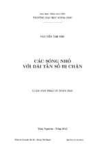 Các sóng nhỏ với dải tần số bị chặn