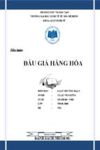 đấu giá hàng hóa   môn luật thương mại 2