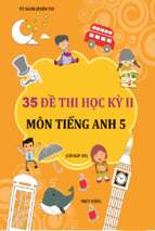 35 đề thi học kỳ 2  môn tiếng anh lớp 5 có đáp án