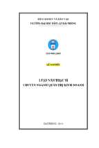 Hoàn thiện công tác giám sát hàng hóa xuất khẩu, nhập khẩu tại chi cục hải quan cửa khẩu cảng đình vũ   hải phòng