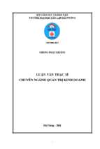 Quản trị hoạt động giao nhận hàng hóa xuất nhập khẩu tại công ty cổ phần đại lý hàng hải việt nam – chi nhánh hải phòng