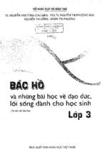 Bác hồ và những bài học về đạo đức, lối sống dành cho học sinh lớp 3