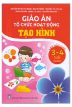 Giáo án tổ chức hoạt động giáo dục làm quen tạo hình (3 4 tuổi)
