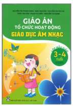 Giáo án tổ chức hoạt động giáo dục âm nhạc 3  4 tuổi