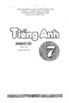 Sách bài tập tiếng anh lớp 7 tập 2