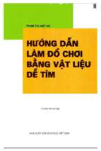 Hướng dẫn làm đồ chơi bằng vật liệu dễ tìm