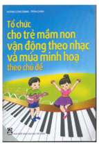 Tổ chức cho trẻ mầm non vận động theo nhạc và múa theo chủ đề