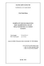 Nghiên cứu phương pháp tổng hợp cảm biến dùng cho kỹ thuật dẫn đường các robot di động