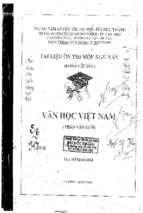 Tài liệu ôn thi môn ngữ văn khóa cấp tốc phần văn xuôi
