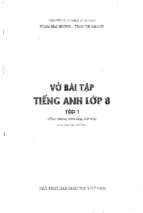 Vở bài tập tiếng anh lớp 8 tập 1 nguyễn kim hiền