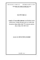 Nghiên cứu đặc điểm sinh học và kỹ thuật nhân giống phục vụ bảo tồn hai loài lan nghệ tâm (dendrobium loddigesii rolfe), hạc vỹ (dendrobium aphyllum (roxb.) fisher) của việt nam