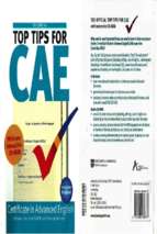 The Official Top Tips For CAE