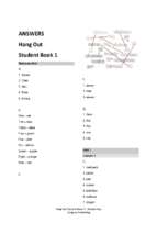 Hang out 1 student book answer key