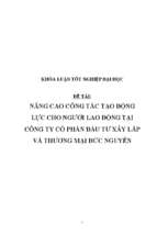 Kltnđh   nâng cao công tác tạo động lực cho người lao động