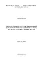 ứng dụng công nghệ gis và ảnh vệ tinh modis để đánh giá sự thay đổi hàm lượng bụi pm2.5 trong môi trường không khí ở miền bắc việt nam