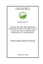 Đánh giá việc thực hiện chính sách bồi thường, hỗ trợ và tái định cư dự án lọc hóa dầu Nghi Sơn trên địa bàn huyện Tĩnh Gia, tỉnh Thanh Hóa (Luận văn thạc sĩ)